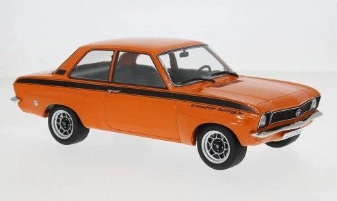 Opel Ascona A 1973 Oranje/Zwart - MCG 1:18, Overige merken, MCG, Auto, Nieuw