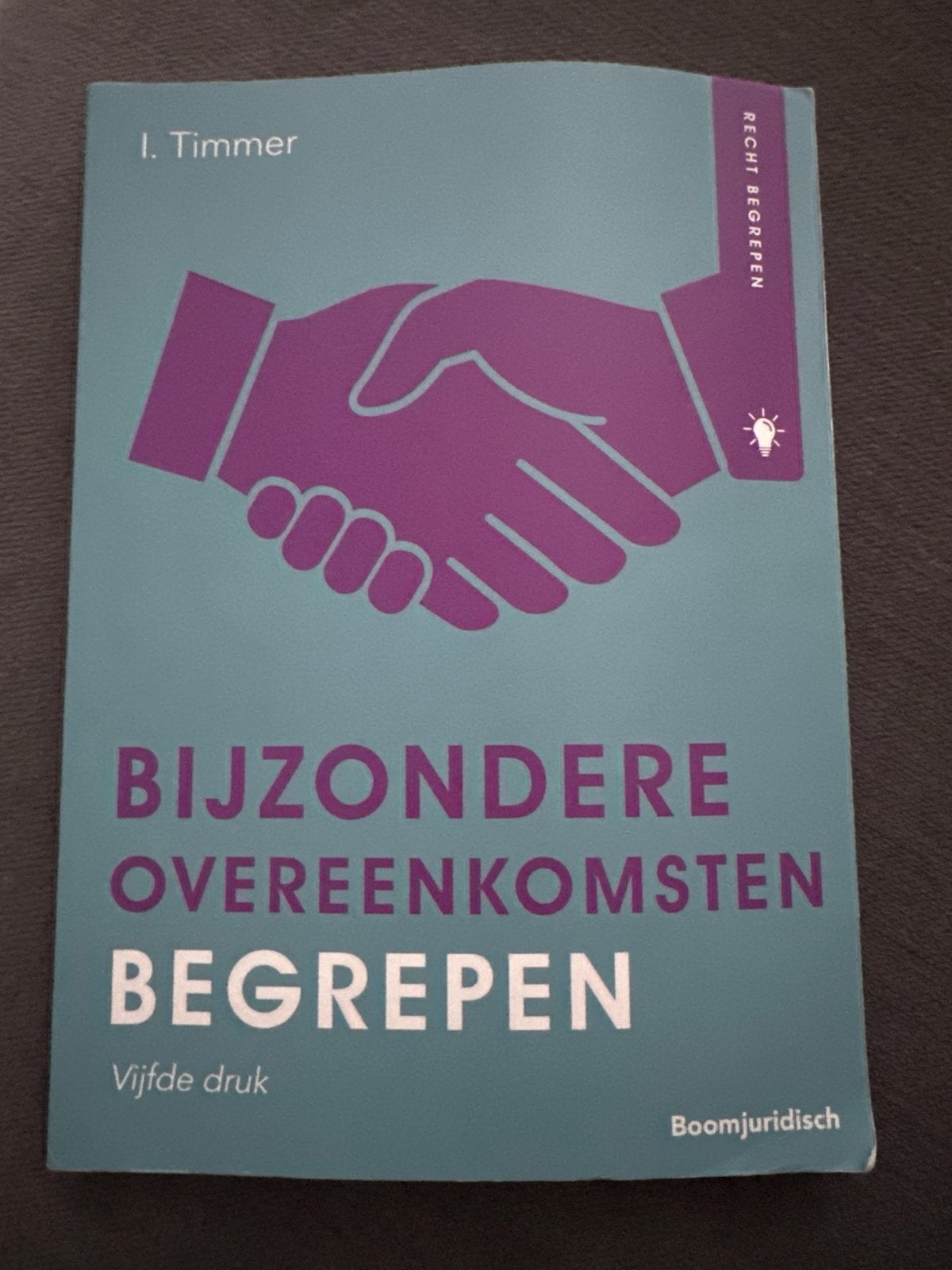 Bijzondere Overeenkomsten Begrepen - I. Timmer, Boeken, Ophalen of Verzenden, Gamma, Zo goed als nieuw, HBO