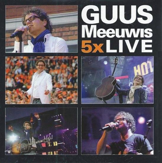 SALE--CD GUUS MEEUWIS - 5x Live, Verzenden, Zo goed als nieuw, Levenslied of Smartlap