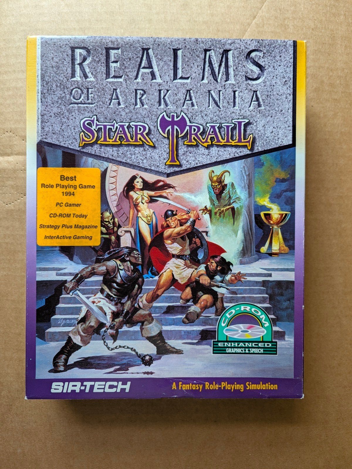 Realms of Arkania: Star Trail PC CD-ROM RPG (Sir-Tech), 1 speler, Ophalen of Verzenden, Zo goed als nieuw, Role Playing Game (Rpg)