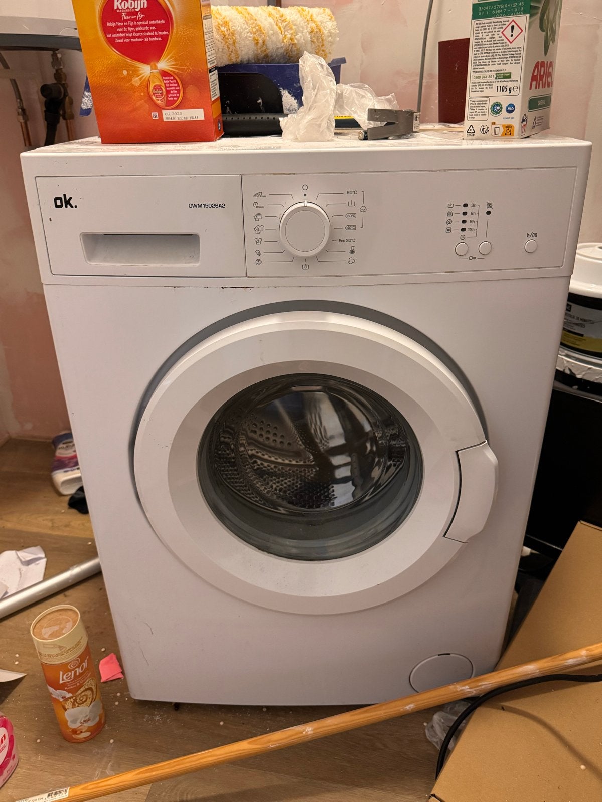 OK Wasmachine - Werkt prima - Ophalen in Beverwijk, Ophalen, Gebruikt, Voorlader