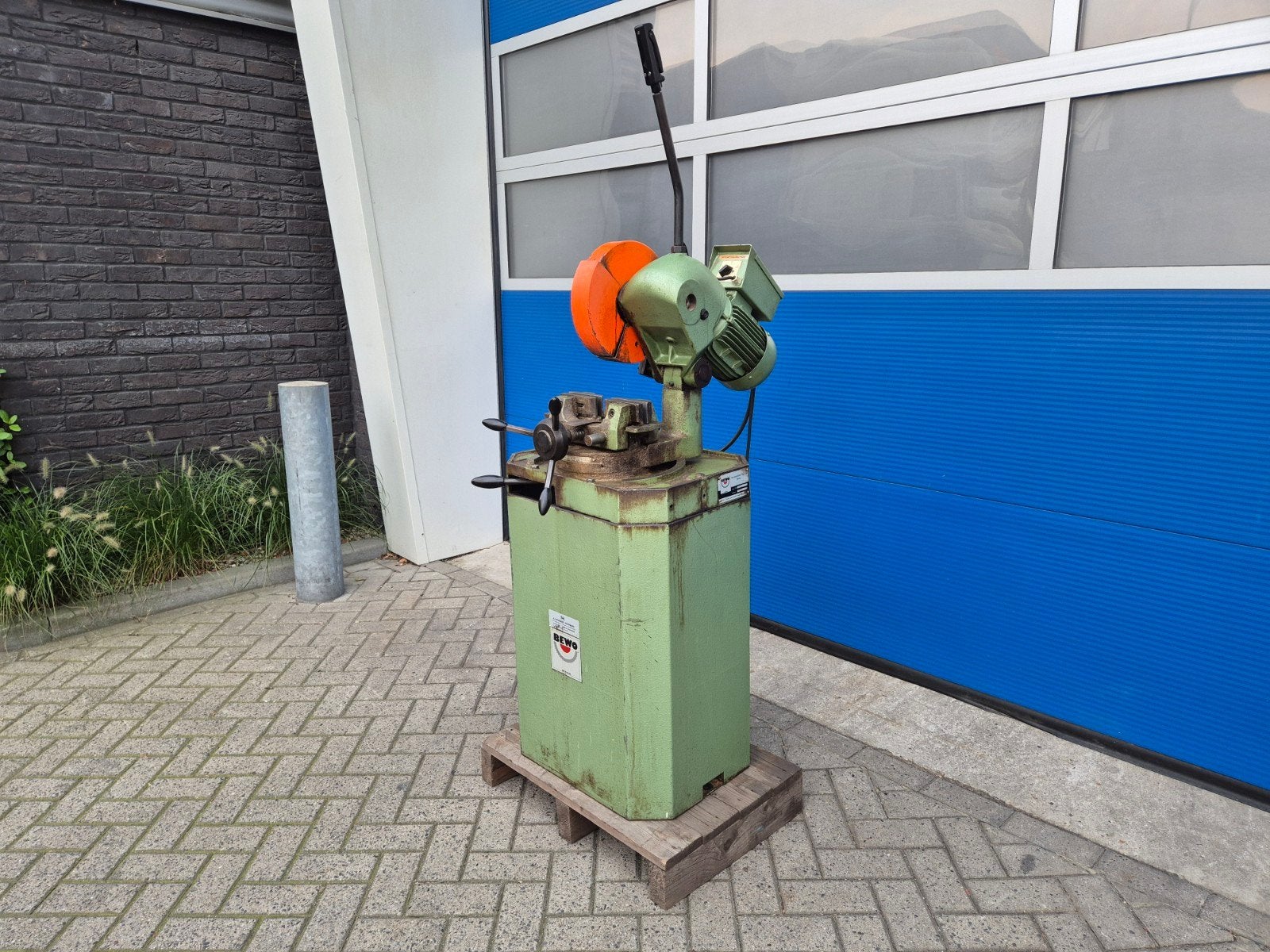 Bewo 250 HT Cirkelzaag, Afkortzaag 380V, Doe-het-zelf en Verbouw, Gebruikt, Holland, 70 mm of meer, Bewo