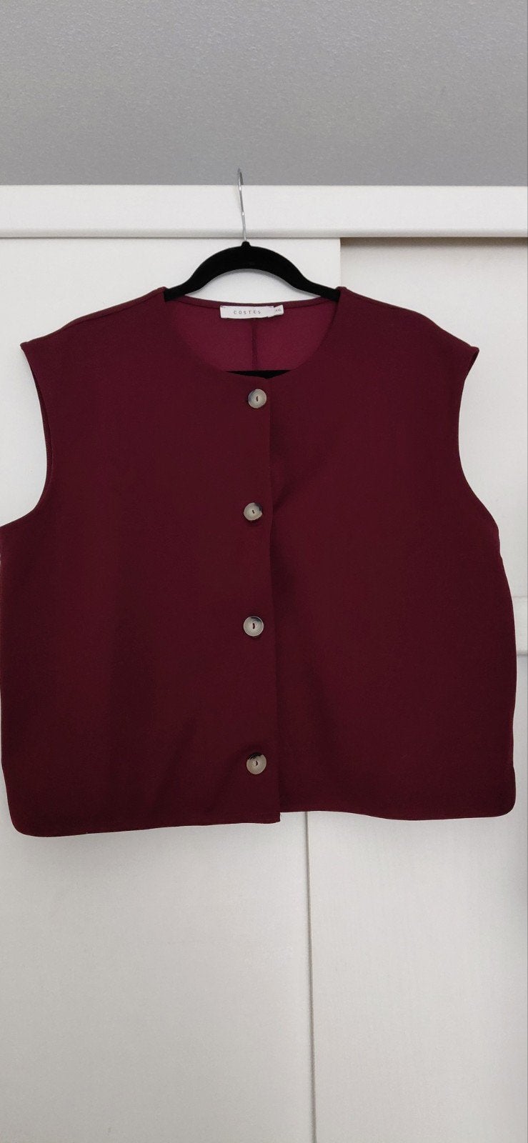 Gilet Costes xxl burgudy, Verzenden, Zo goed als nieuw, Maat 46/48 (XL) of groter