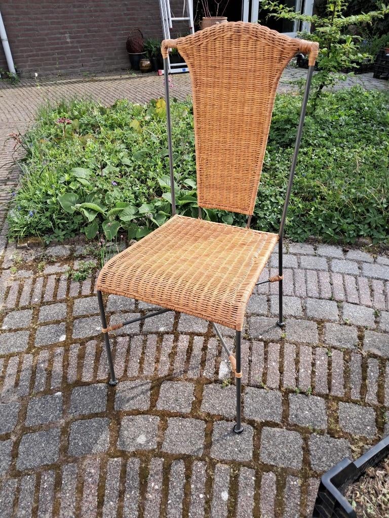 eettafel stoelen, Huis en Inrichting, Stoelen, Ophalen, Gebruikt, Overige kleuren, Metaal