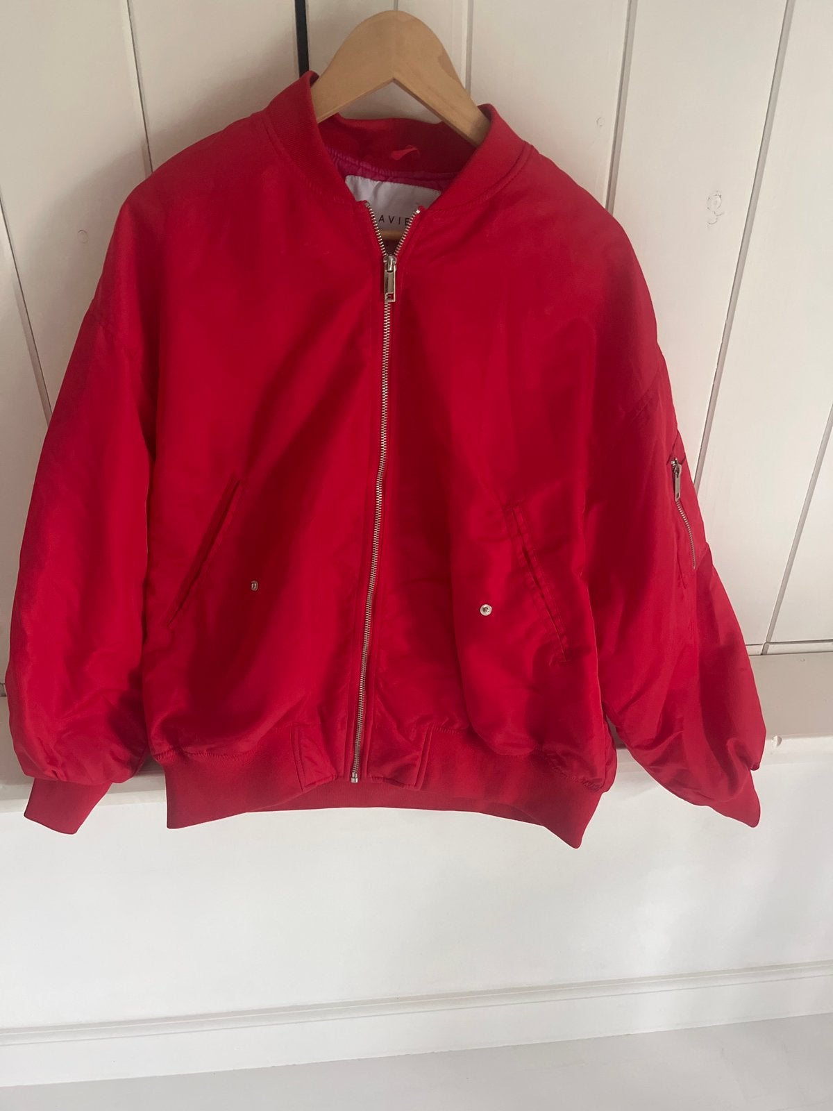 Loavies rode bomberjack maat S, Ophalen of Verzenden, Gedragen, Maat 36 (S), Rood