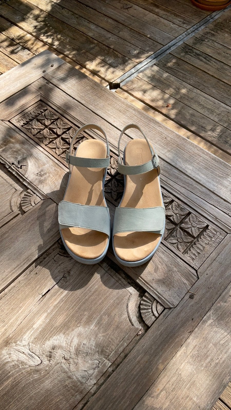 Damesschoenen maat 45 Remonte, Blauw, Zo goed als nieuw, Sandalen of Muiltjes, Ophalen of Verzenden