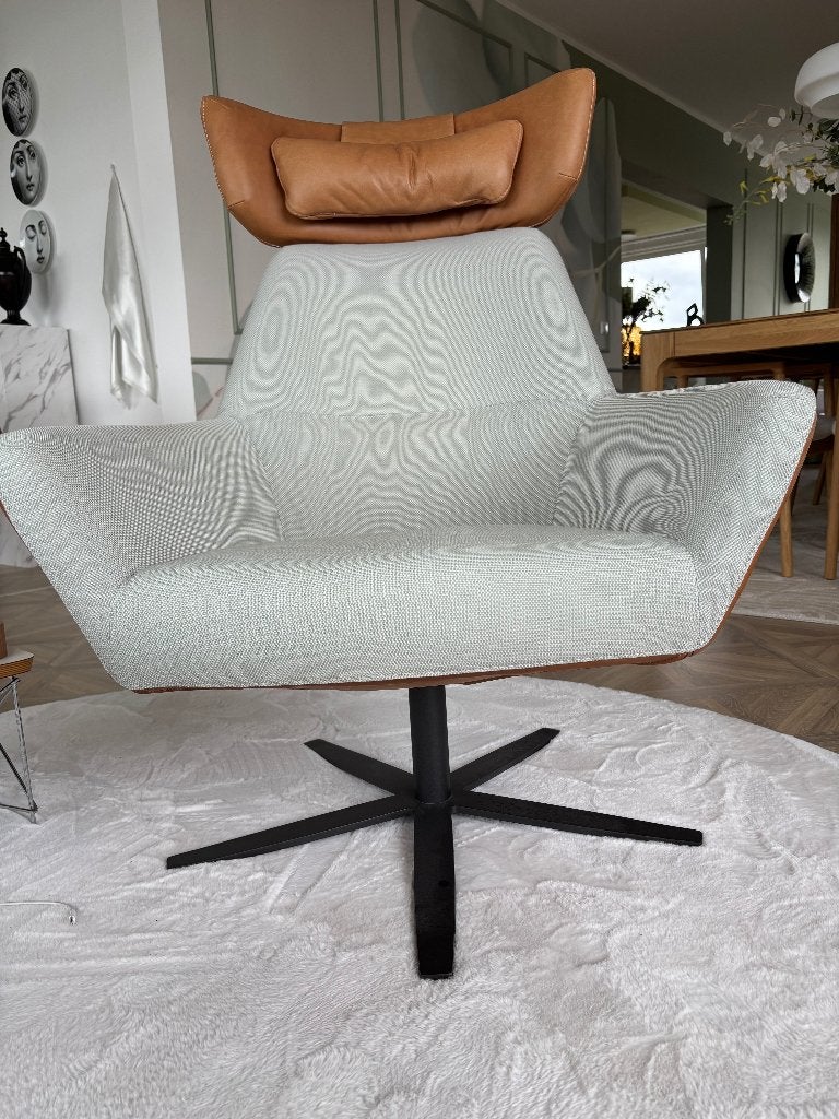 Te koop design fauteuil, Huis en Inrichting, Ophalen, Gebruikt, 75 tot 100 cm, 75 tot 100 cm