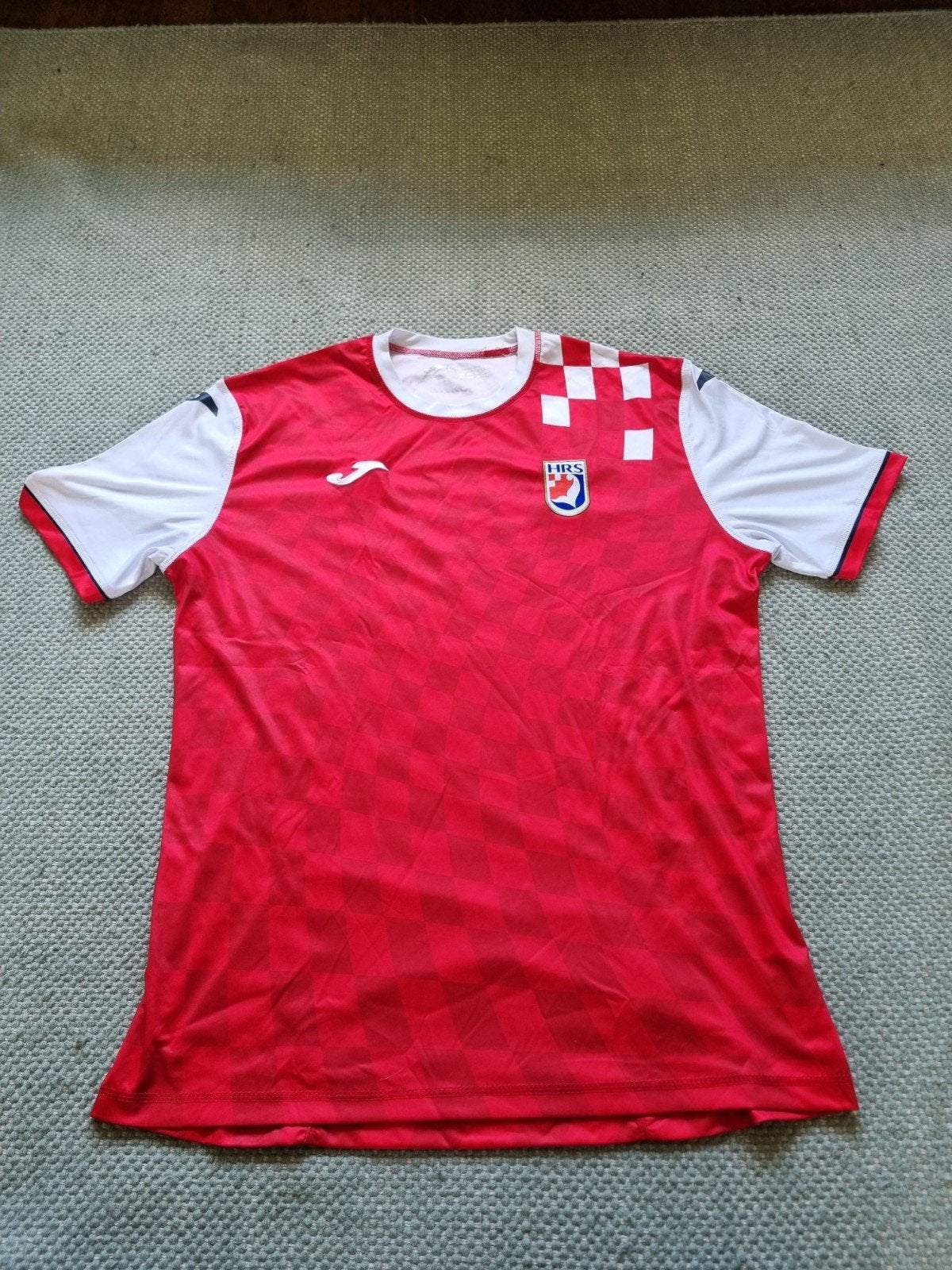 Kroatië Joma HRS Handbalshirt WK Voetbal maat XL, Maat XL, Ophalen of Verzenden, Zo goed als nieuw, Shirt