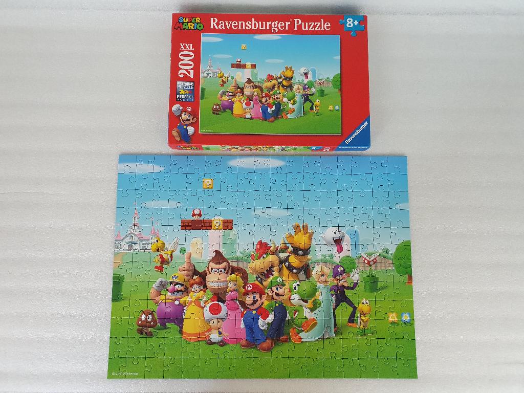 Puzzel Super Mario XXL 200 (Ravensburger, 2021), Ophalen of Verzenden, Meer dan 50 stukjes, Gebruikt, 6 jaar of ouder