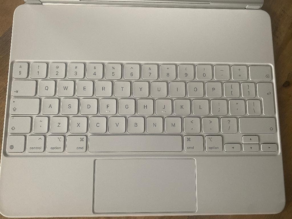 iPad Pro Magic keyboard 12.9" [White], Computers en Software, Apple iPads, Gebruikt, Apple iPad, Wit, 12 inch