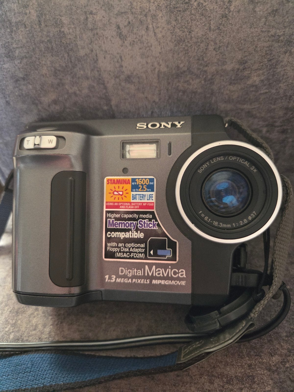 Sony Digital Mavica Camera met Oplader en Tas, Ophalen of Verzenden, Gebruikt