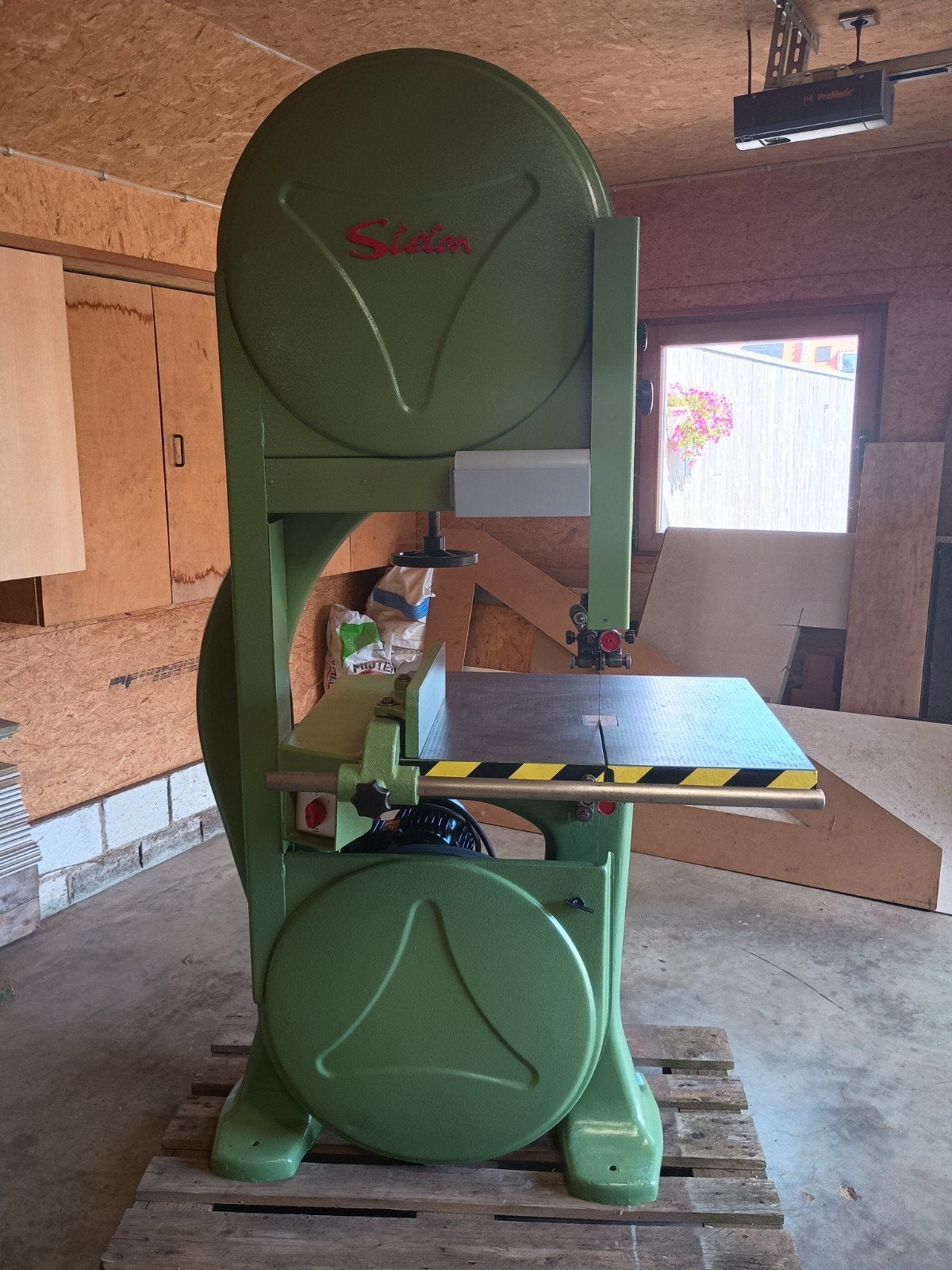 Lintzaag Steton, Ophalen, 1200 watt of meer, Lintzaag, 70 mm of meer