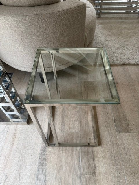 bijzettafels 2 stuks, Minder dan 55 cm, Vierkant, Erik kusters, Ophalen