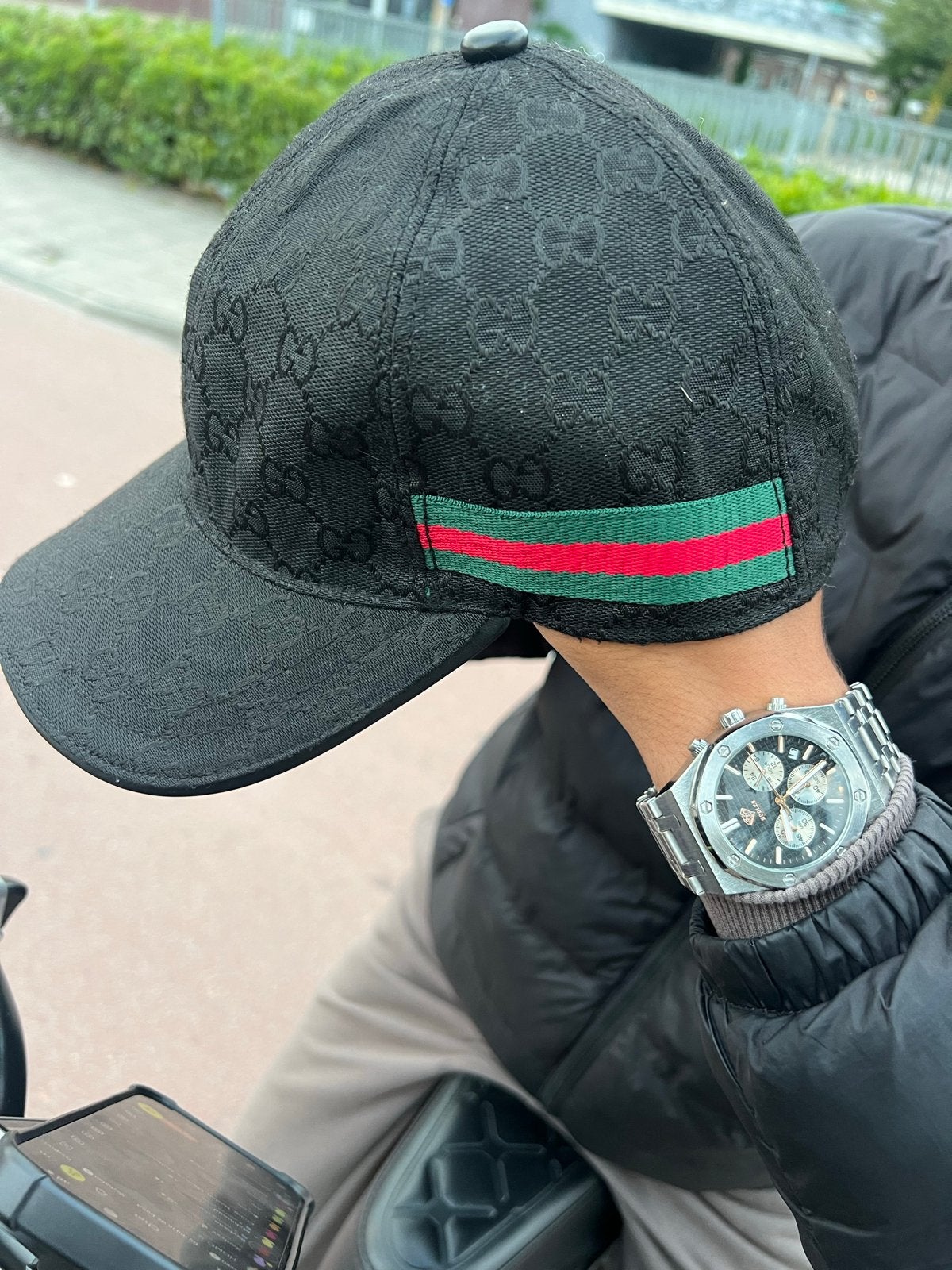 Gucci Pet Zwart, Kleding | Heren, Hoeden en Petten, Ophalen of Verzenden, Nieuw, One size fits all, Pet