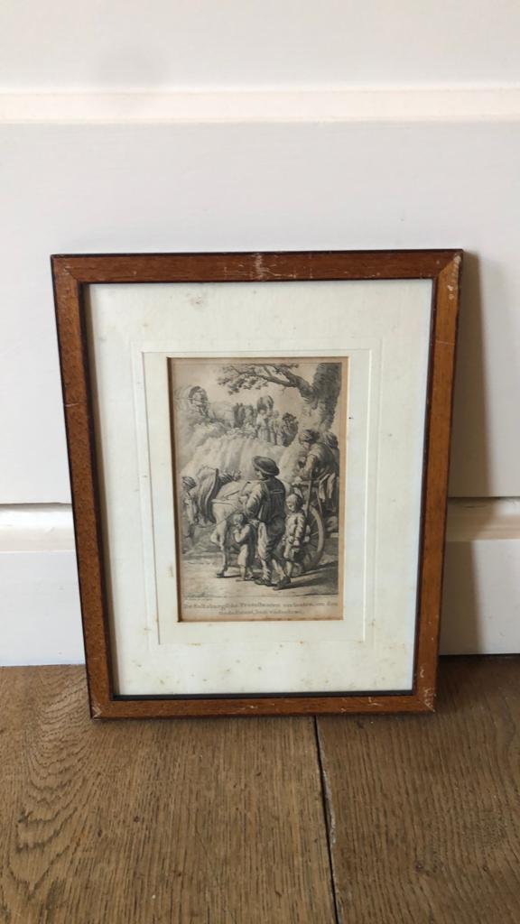 Antieke gravure, Ophalen of Verzenden