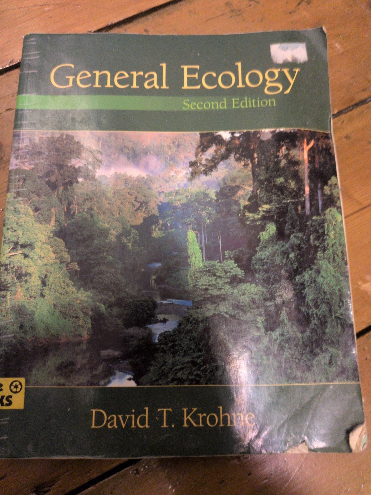 General Ecology - David T. Krohne (Second Edition), Gelezen, David T. Krohne, Ophalen of Verzenden, WO