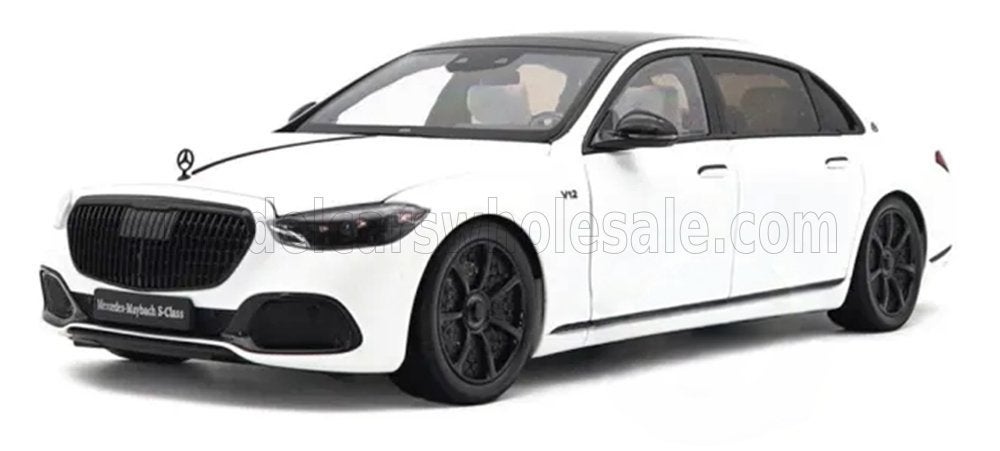 Almost-Real 1:18 Mercedes S-class S600 Maybach 2023 White, Ophalen of Verzenden, Nieuw, Auto, Overige merken
