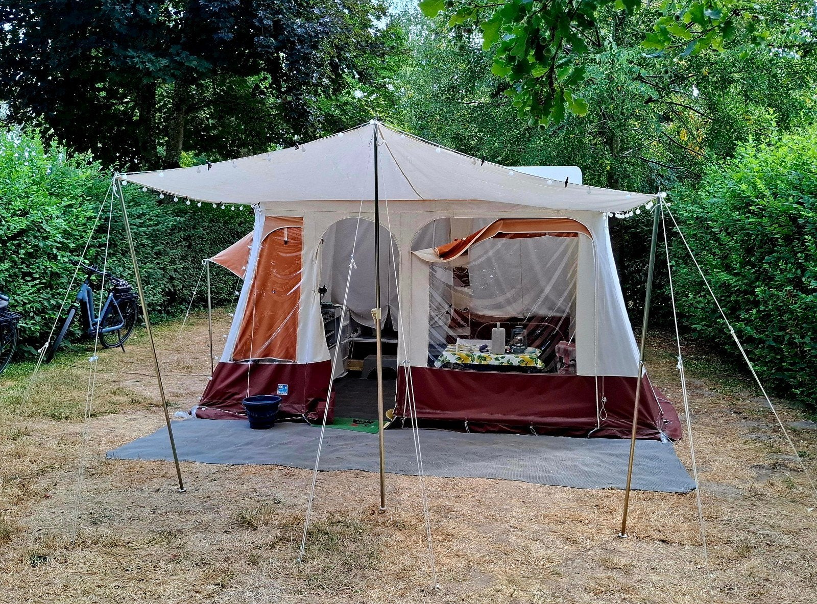 Jamet Jametic vouwwagen., Caravans en Kamperen, Vouwwagens, Ophalen, Meerkleurig, Aanwezig, Jamet