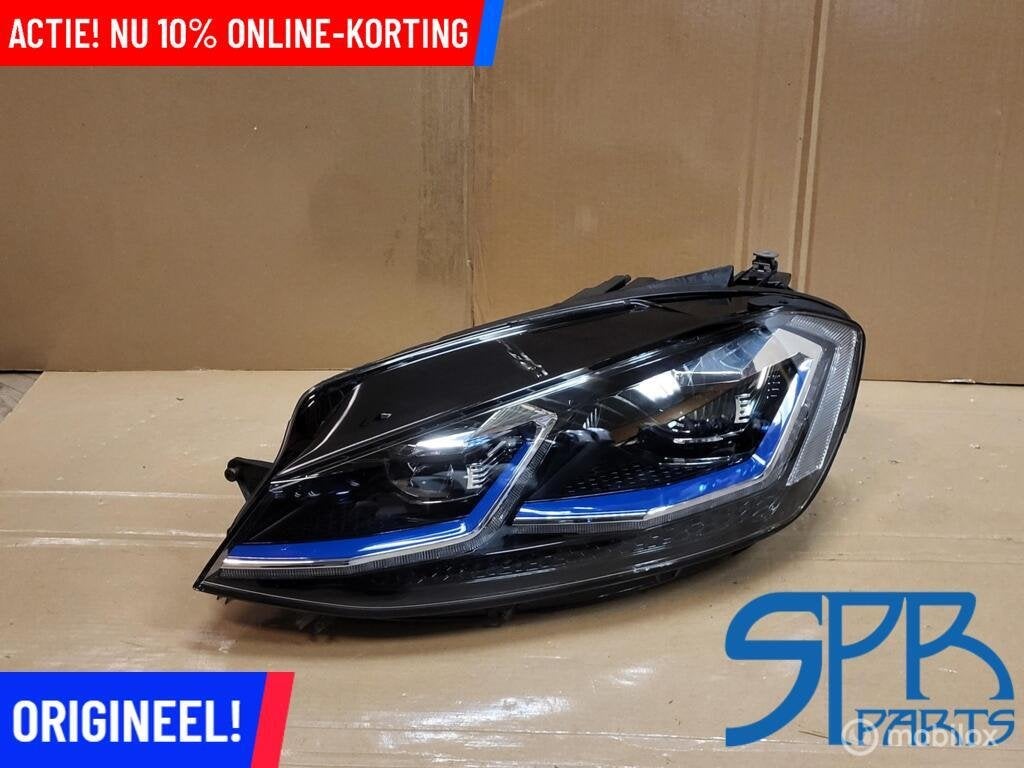Vw GOLF 7 7.5 FACELIFT FULL LED GTE KOPLAMP LINKS 5G1941035E, Gebruikt, VOLKSWAGEN, Volkswagen, Ophalen of Verzenden