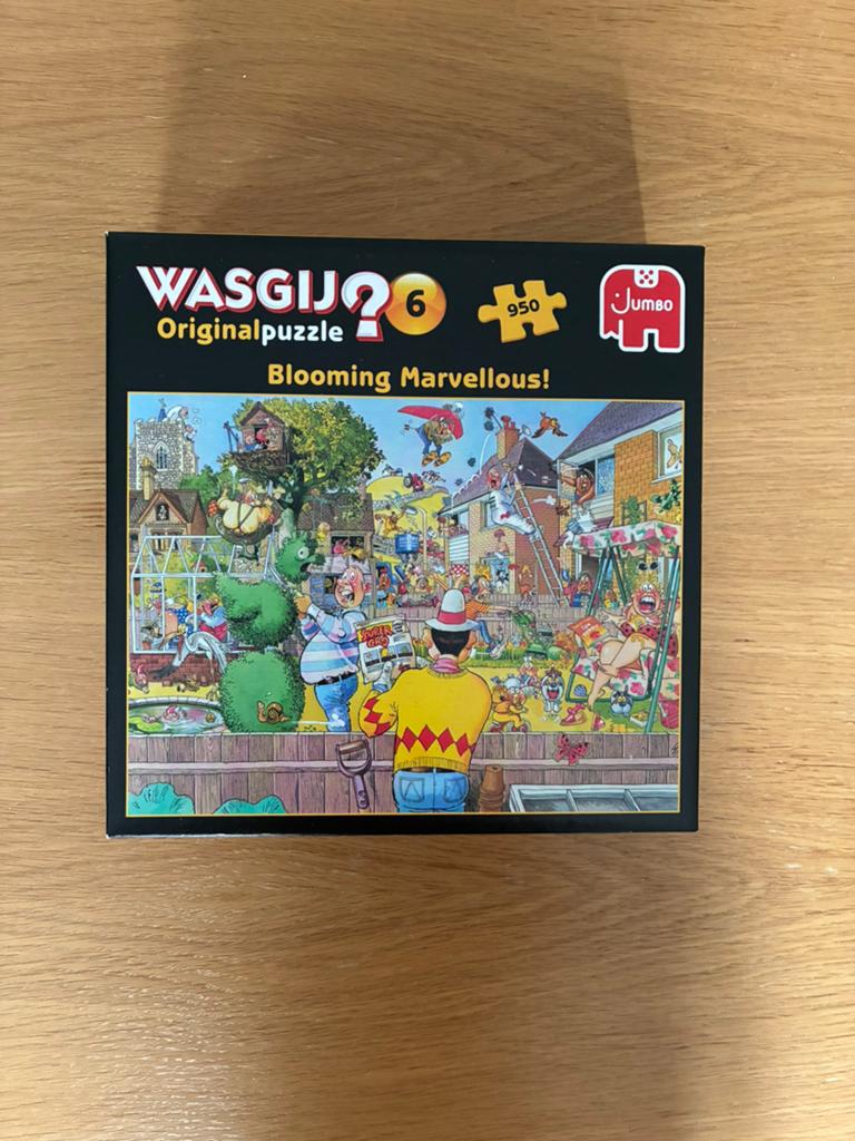 Wasgij puzzel original nr 6 blooming marvellous 950 st, Hobby en Vrije tijd, Denksport en Puzzels, Ophalen of Verzenden, 500 t/m 1500 stukjes