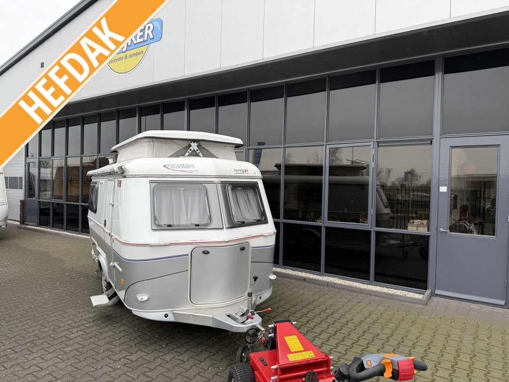 Eriba Touring Triton 418 GT Bed + XXL Zit 4 Pers. 730KG leeg, Bedrijf, Treinzit, 4 tot 5 meter, 500 - 750 kg