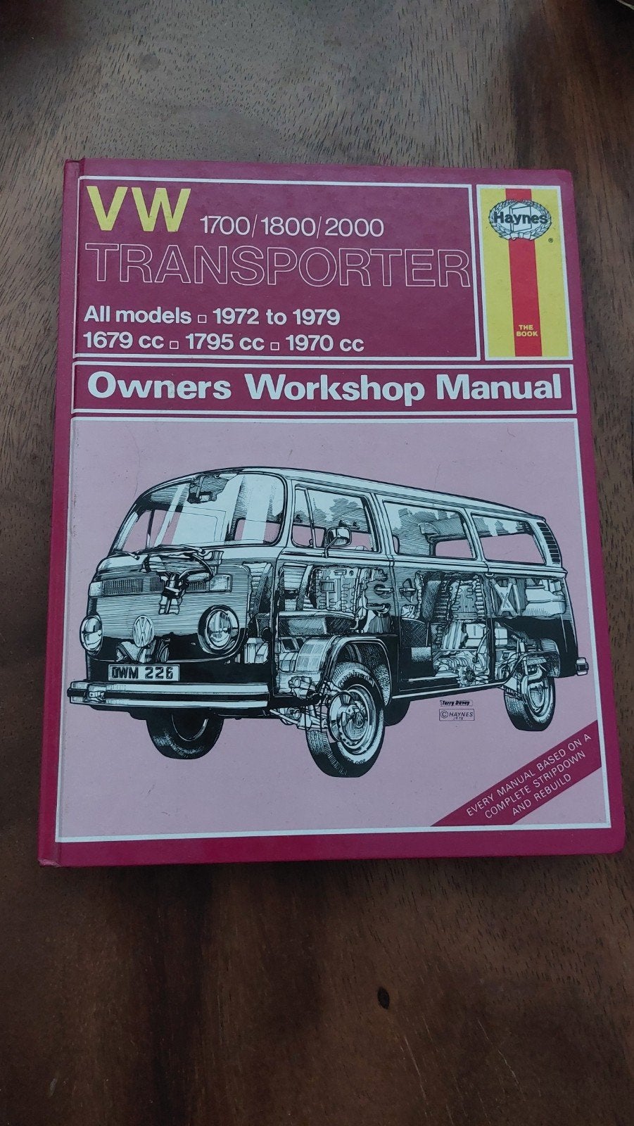 VW bus transporter 1972 - 1979 1700 1800 200 Haynes, Verzenden