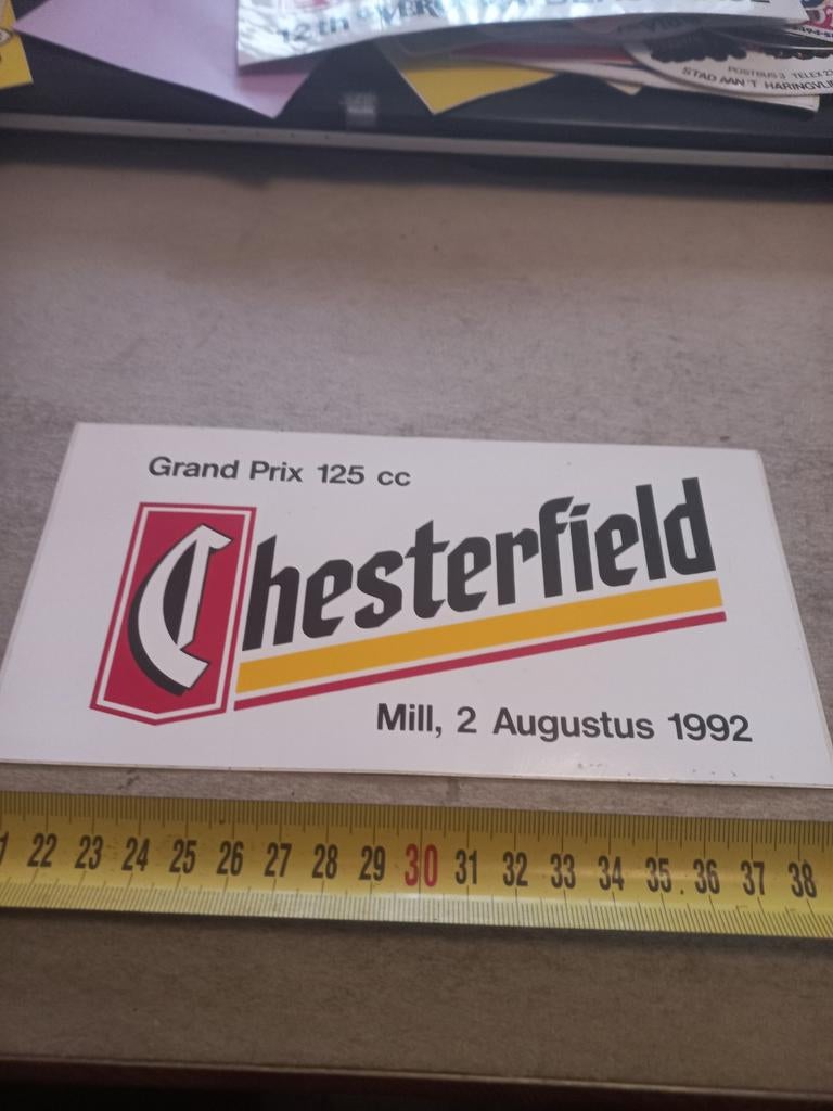 Grand prix 125 cc chesterfield mill 92, Verzamelen, Ophalen of Verzenden, Zo goed als nieuw