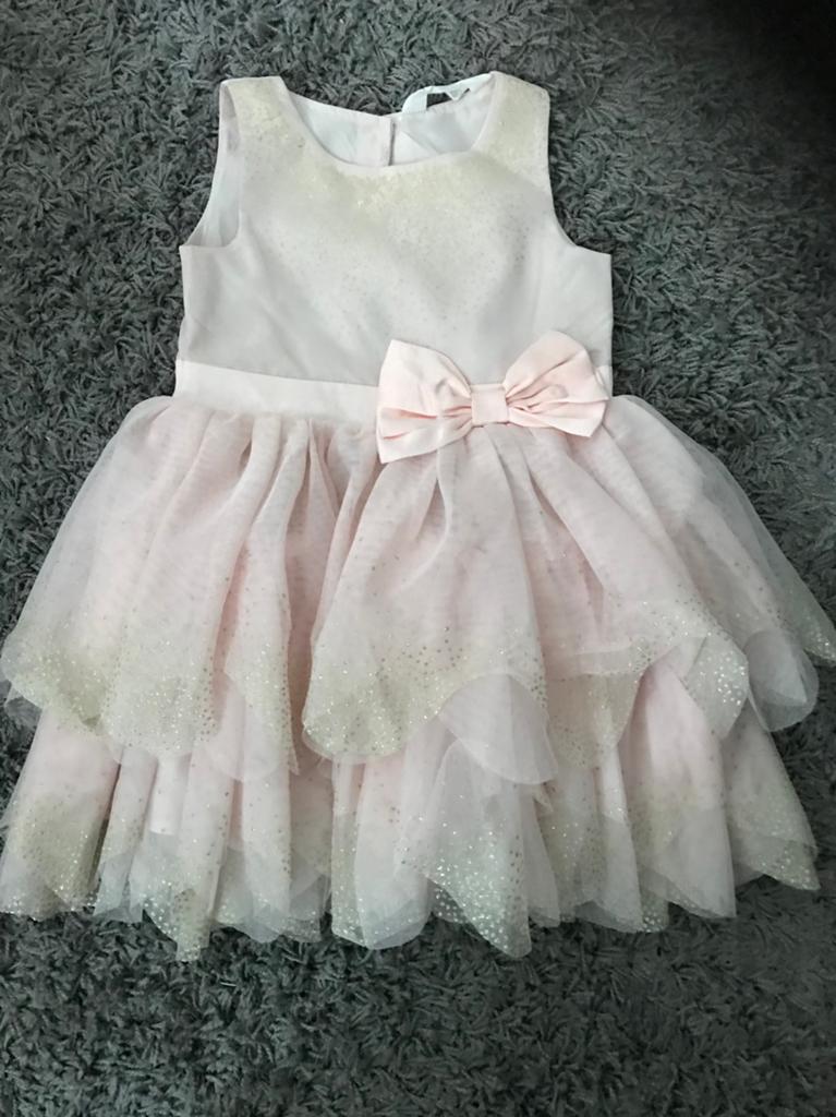 Jurk  lichtroze h&m mt 98, Kinderen en Baby's, Kinderkleding | Maat 98, Meisje, H&M, Ophalen of Verzenden, Zo goed als nieuw
