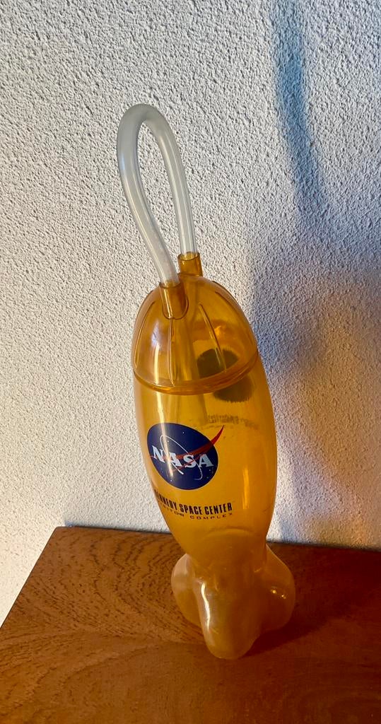 “NASA” WATERFLES IN DE VORM VAN EEN RAKET, Verzenden, Gebruikt, Overige typen