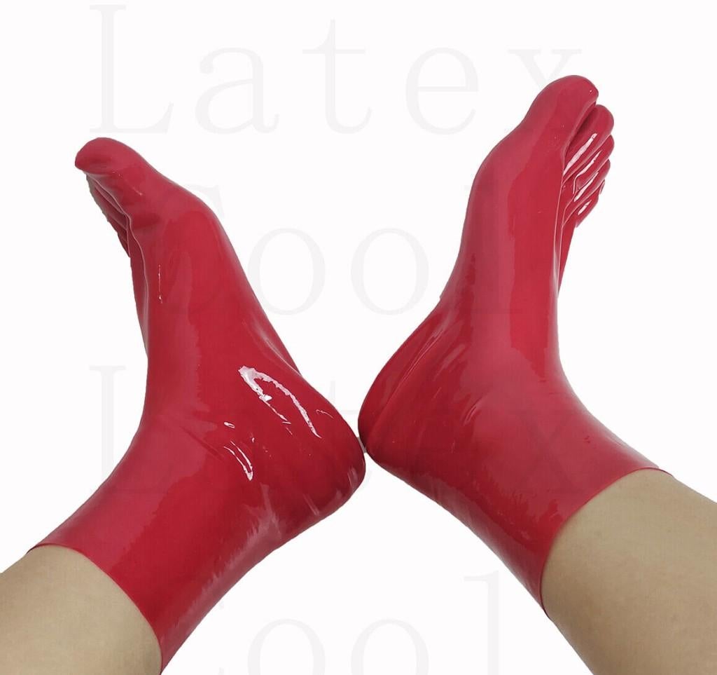 0,5 mm echt latex teen sokken rubber toe socks, Ophalen, Nieuw, Latex wear