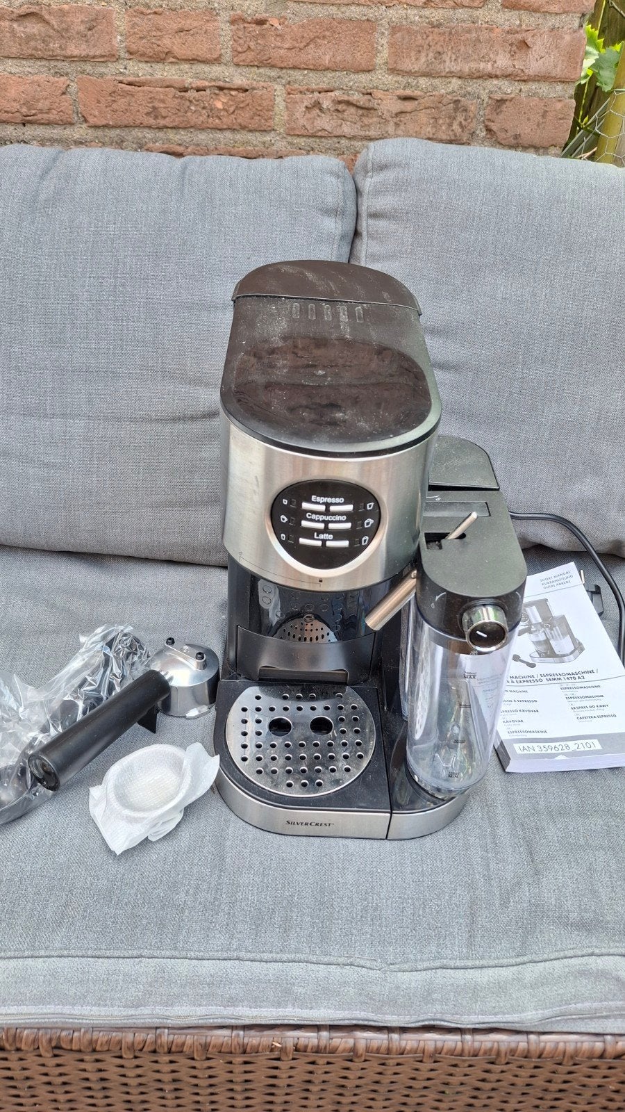 Nieuwe SilverCrest Espressomachine, Witgoed en Apparatuur, Koffiezetapparaten, Ophalen, Espresso apparaat, Nieuw, Gemalen koffie