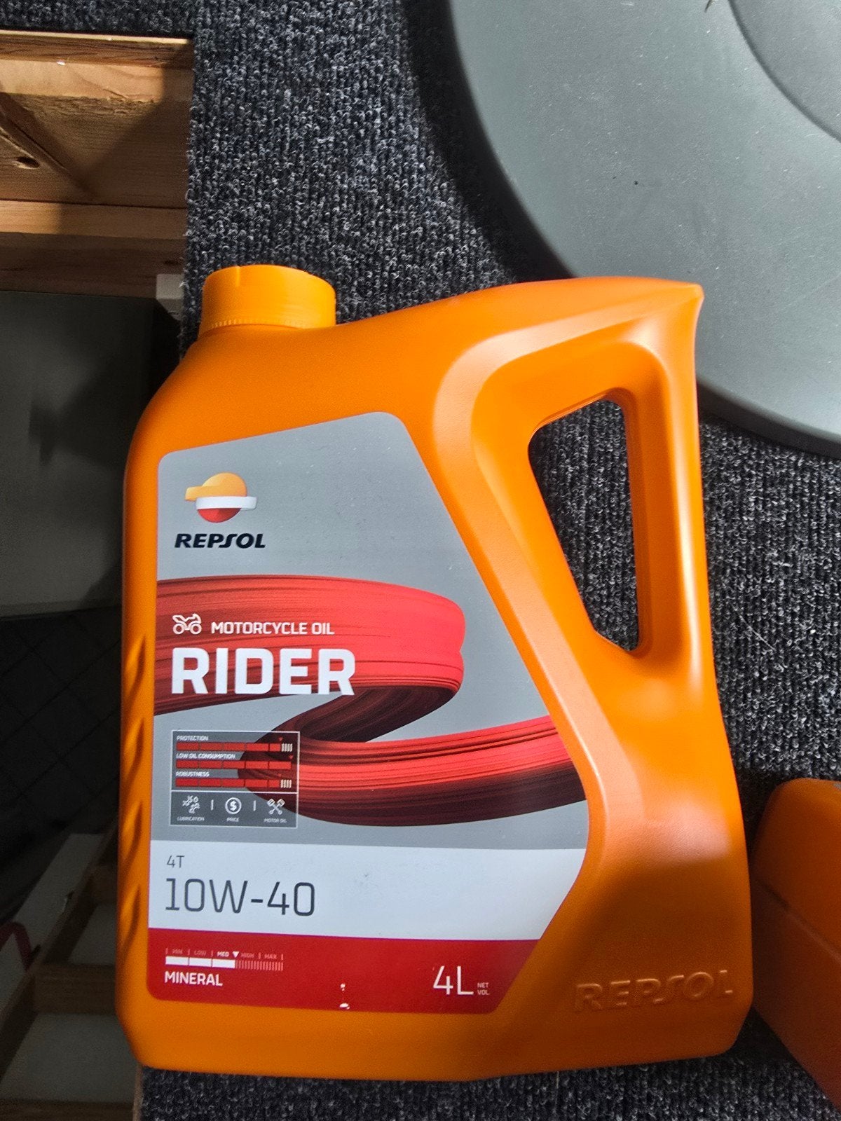 Repsol Rider 10W40 Motorolie - 6 liter, Ophalen