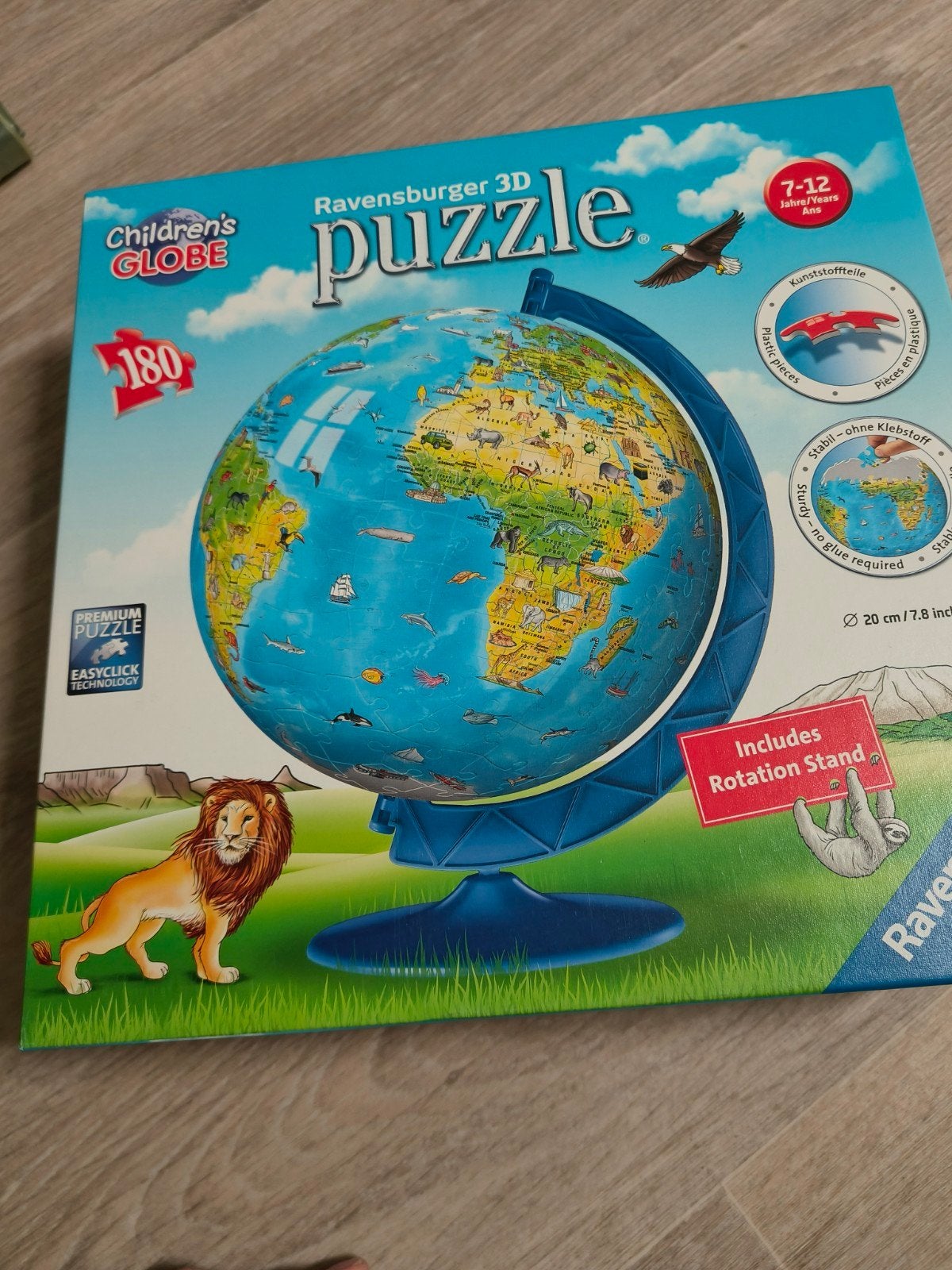 Ravensburger 3D Puzzel Wereldbol  Globe 180 stukj, Ophalen of Verzenden, Meer dan 50 stukjes, Gebruikt, 6 jaar of ouder