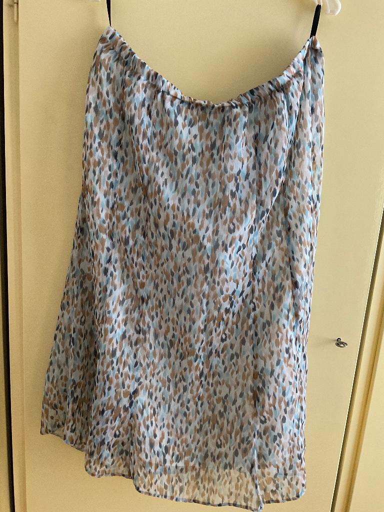 2-piece, rok en blouse, mt. 48, Kleding | Dames, Rokken, Ophalen, Bruin, Maat 46/48 (XL) of groter, Zo goed als nieuw