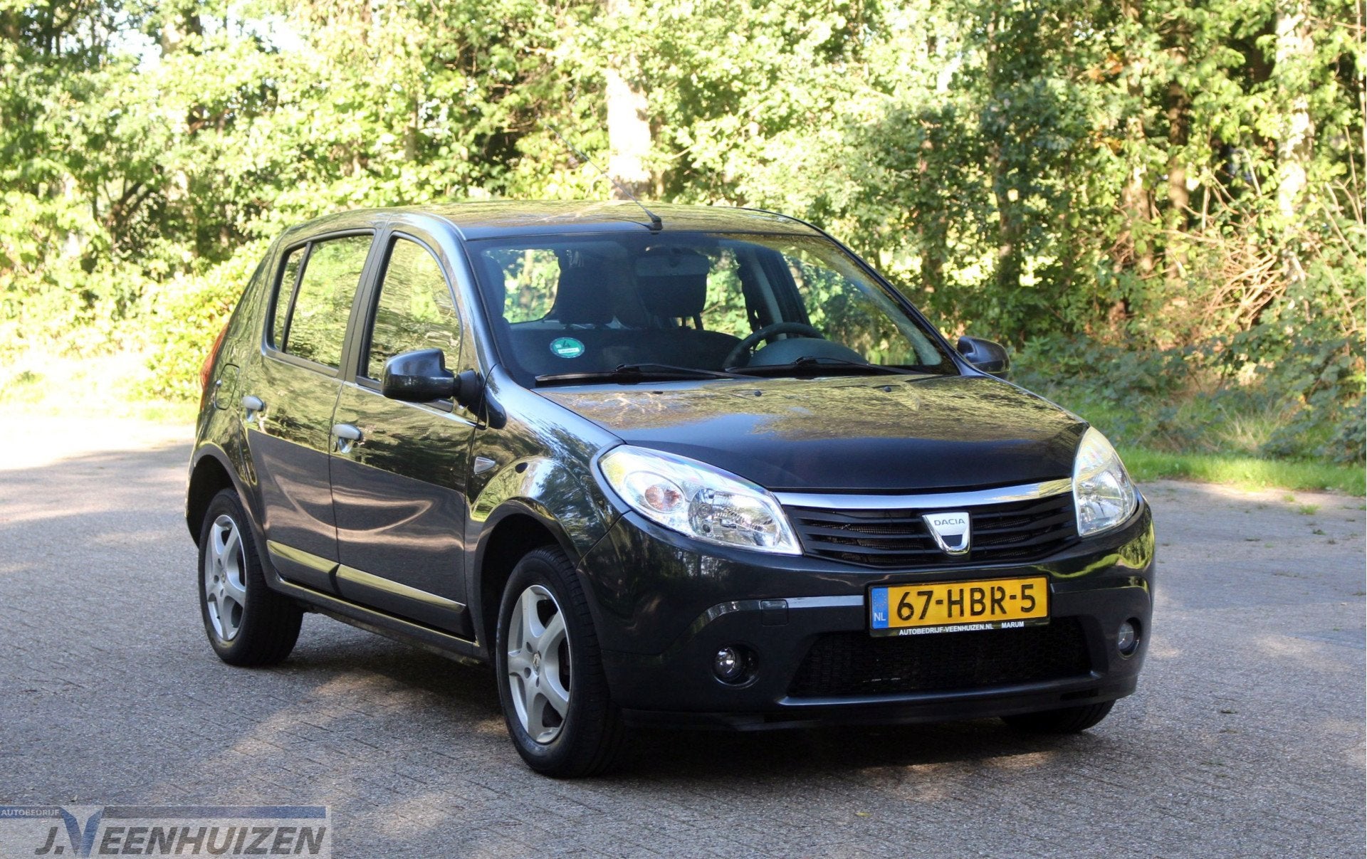 Dacia Sandero 1.6 Lauréate | 2008 |❄️Airco| ✅ Nwe APK, Auto's, Voorwielaandrijving, Stof, 1011 kg, 4 cilinders