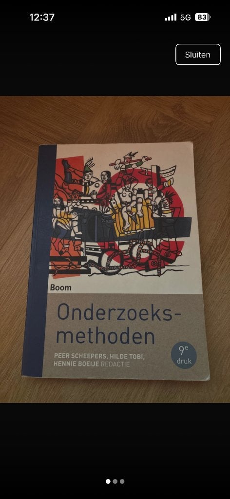 Onderzoeksmethoden, Boeken, Ophalen of Verzenden, Beta, Gelezen, HBO