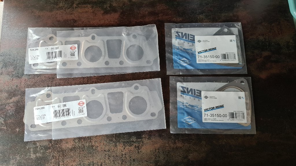 Audi V6 uitlaatspruitstuk en downpipe pakkingen, Ophalen of Verzenden, Nieuw, Audi