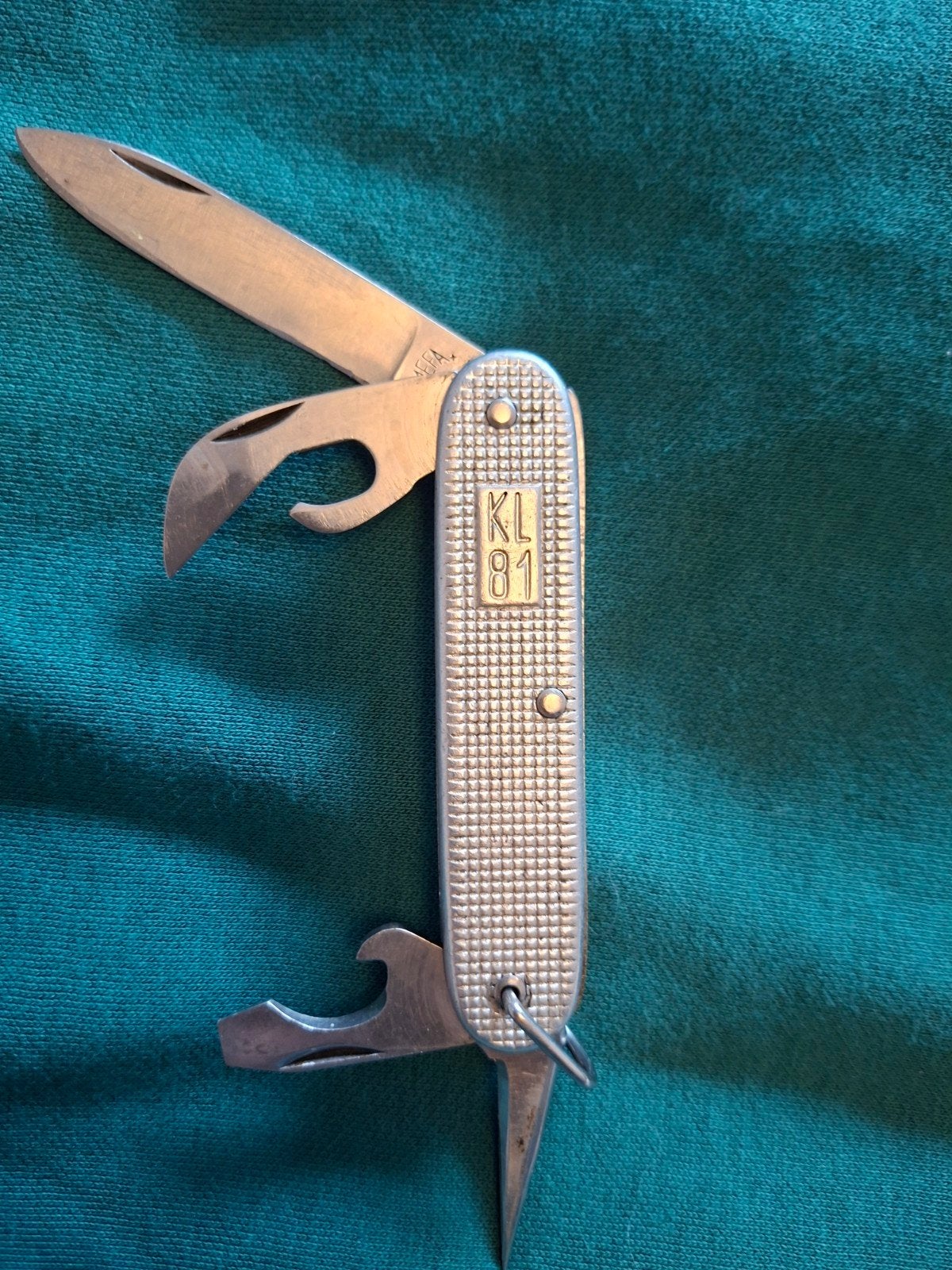 Origineel Militair Zakmes KL 1981 - Dutch Army Knife, Ophalen of Verzenden, Landmacht, Nederland, Mes of Dolk