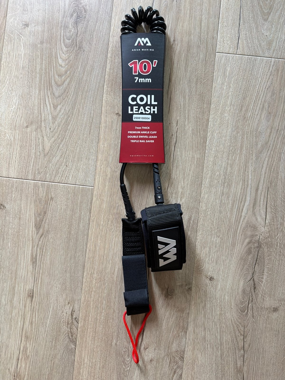Aqua Marina 10' 7mm Coil Leash - Nieuw, Ophalen of Verzenden, Nieuw
