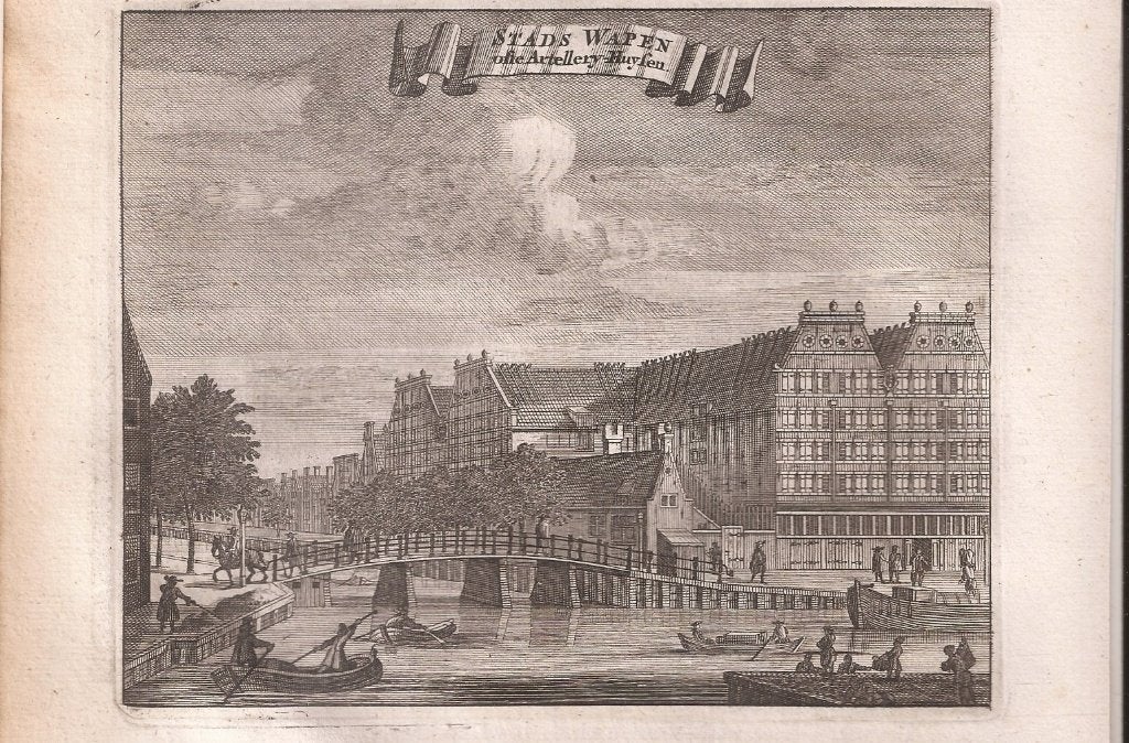 Stads Wapen ofte Artellery-Huysen Lijnbaans- Brouwersgracht.
