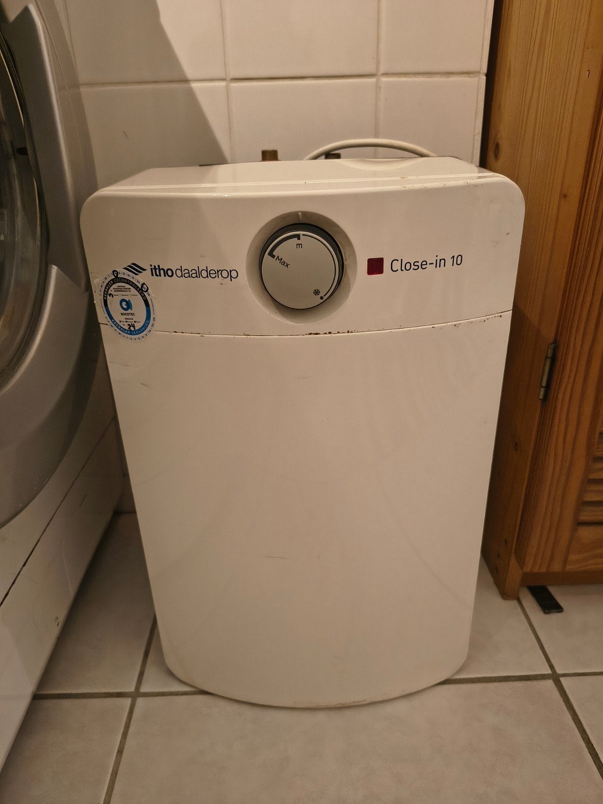 Itho Daalderop Close-in 10 ( 10-liter), Minder dan 20 liter, Ophalen, Boiler, Minder dan 3 jaar oud