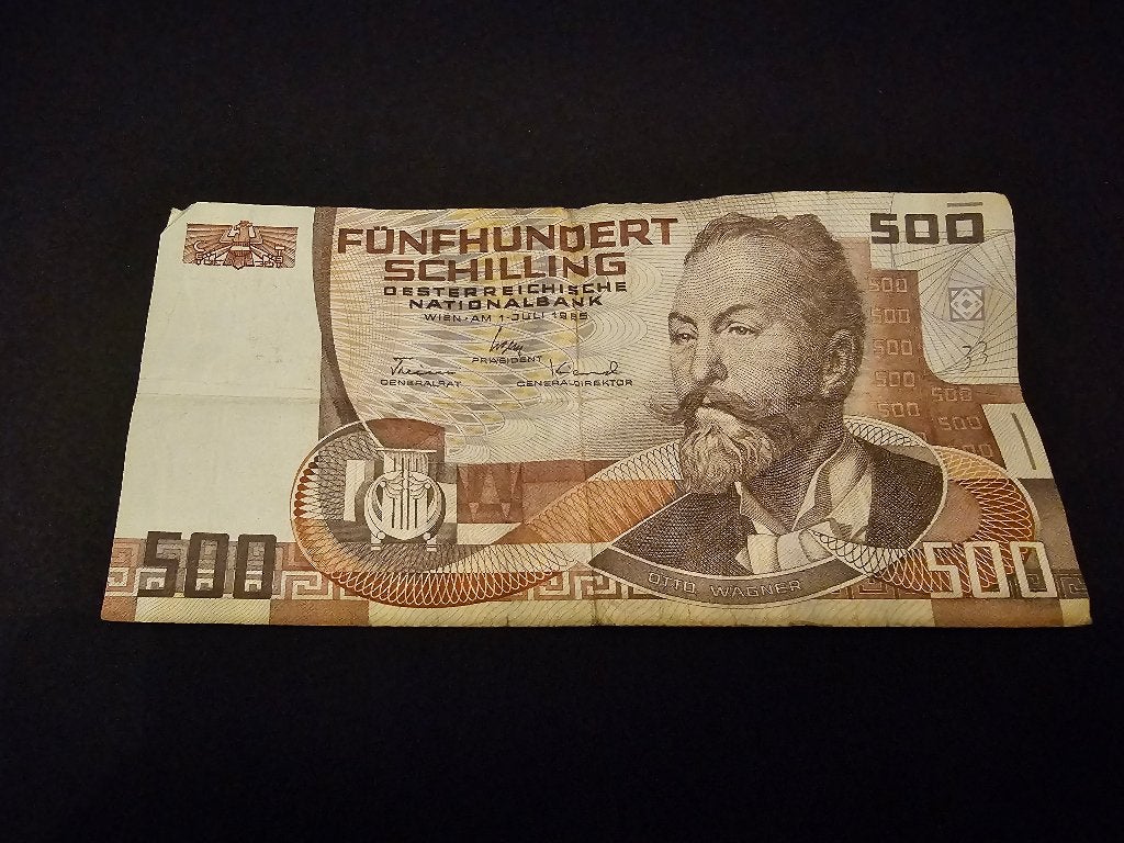 500 Oostenrijkse Schilling biljet, Verzenden, Buitenland, Bankbiljetten