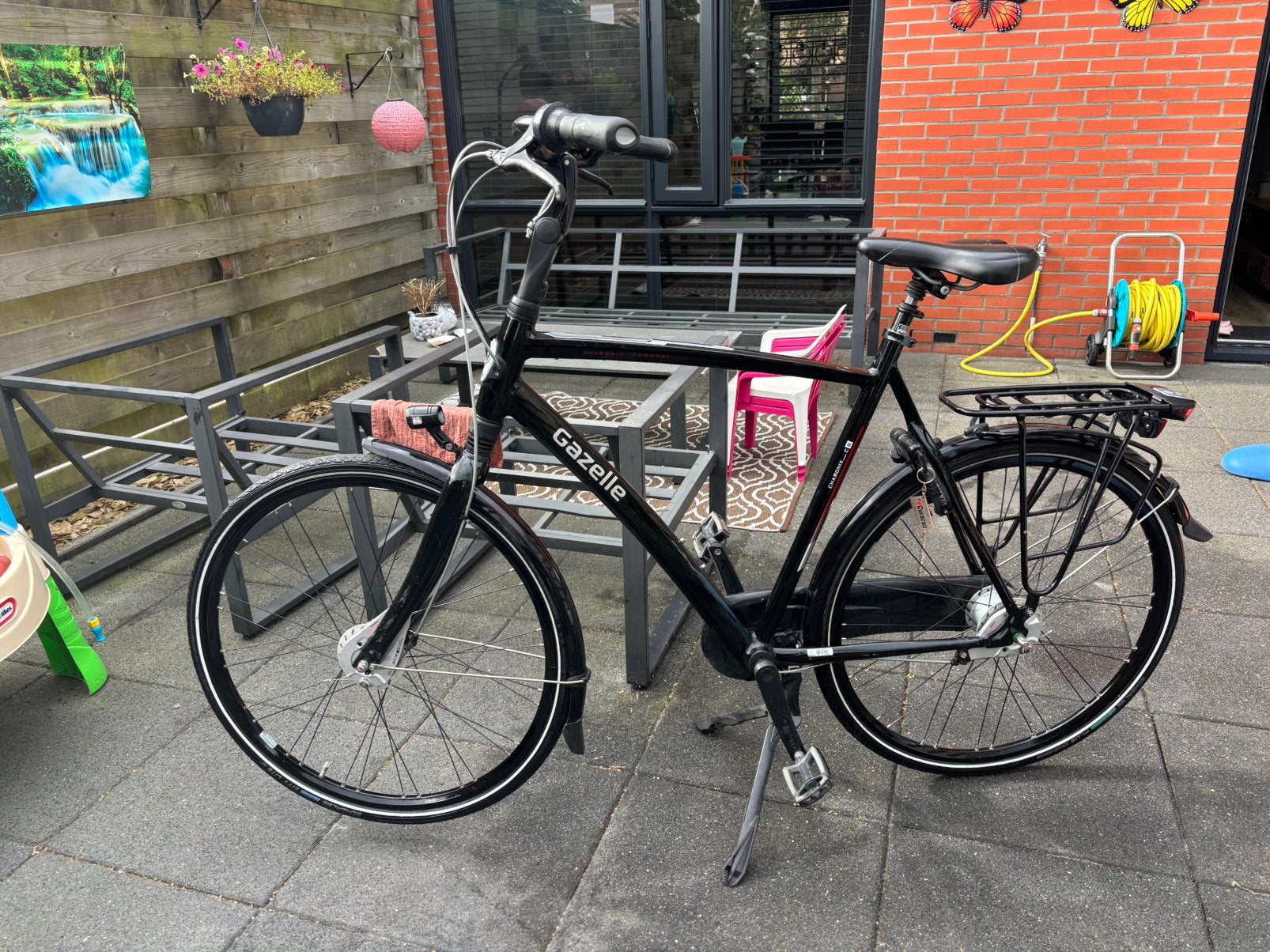 Gazelle Chamonix C8 herenfiets framemaat 61, Fietsen en Brommers, Fietsen | Heren | Herenfietsen, Ophalen, Gebruikt, Versnellingen