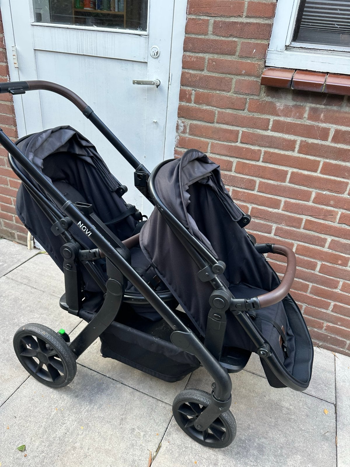 Novi Pacific Premium Duo Kinderwagen met voetenzak, Gebruikt, Duowagen, Combiwagen, Ophalen