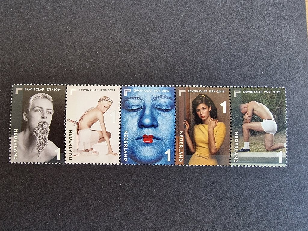 2019 NVPH 3759-3763 Erwin Olaf fotografie 40 jaar. Postfris., Ophalen of Verzenden, Na 1940, Postfris