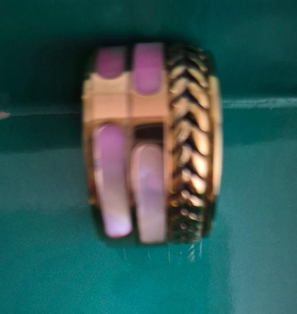 Ixxxi ring maat 19, Ophalen of Verzenden, Zo goed als nieuw, Zilver, Zilver