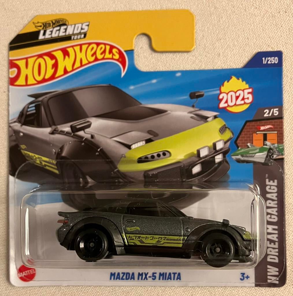 Hot Wheels Legends Mazda MX-5 Miata Hotwheels, Hobby en Vrije tijd, Modelauto's | Overige schalen, Nieuw, Auto, Ophalen of Verzenden