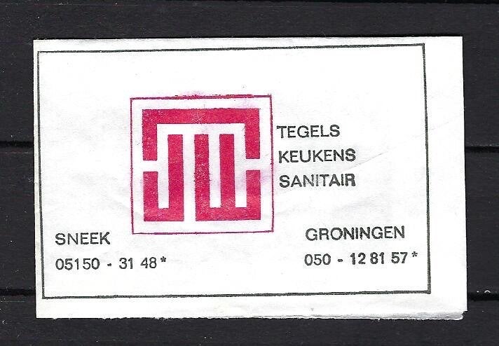 728 Sneek - Groningen tegels keukens sanitair, Ophalen of Verzenden, Nederland