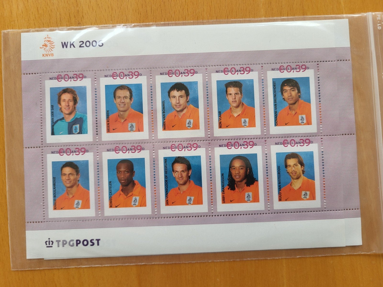 WK 2006 KNVB Postzegels - Nederlands Elftal, Verzenden, Na 1940, Postfris