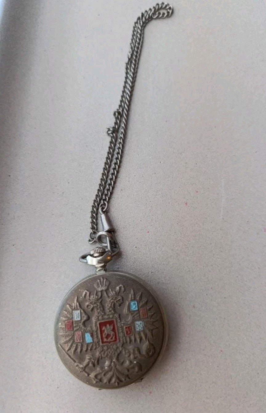 Vintage antiek zeldzaam USSR zakhorloge Molnija, Ophalen of Verzenden